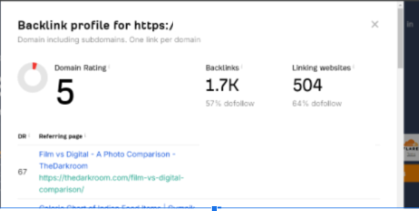 free backlink results